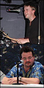Photo of Dave Hamilton (top) and John F. Braun (bottom)